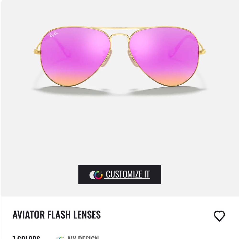 Pink raybans!